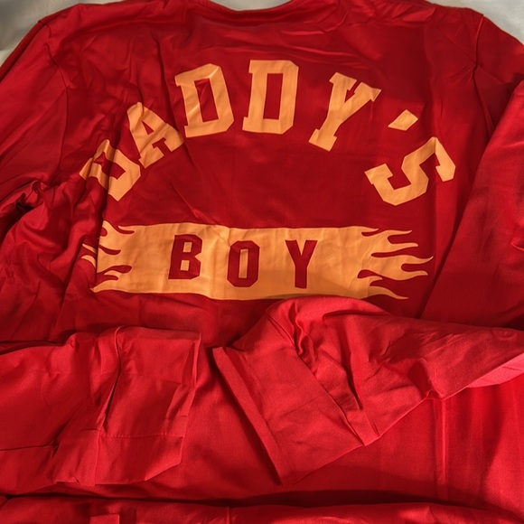 Marek & Richard Daddy's Boy Pajama Romper-Red. Size L. Men’s. NWT - Picture 3 of 6